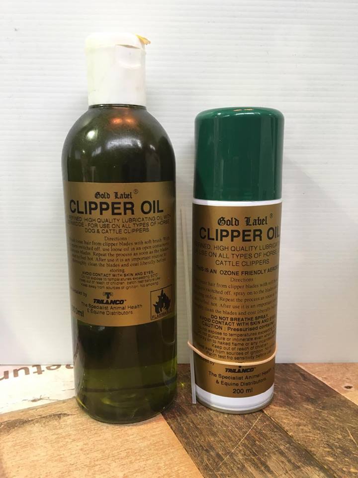 Gold Label Clipper Oil – Bottle or Spray – The Ranch Store Ltd