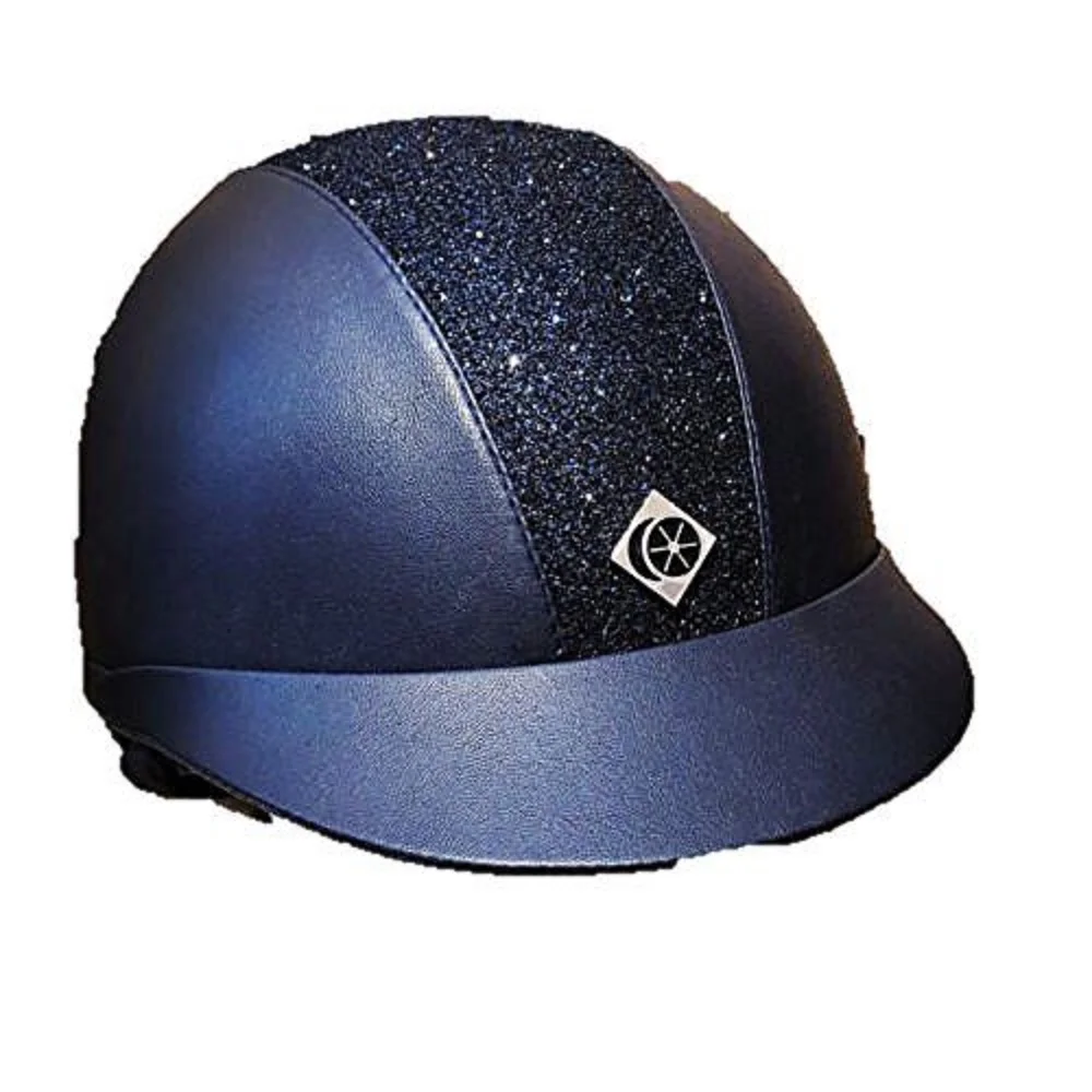 Charles Owen eLumen8 Leatherlook Riding Hat with Sparkly Centre